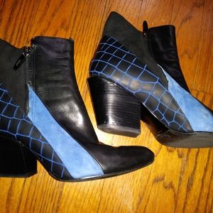 Sigerson Morrison color block ankle boots 8